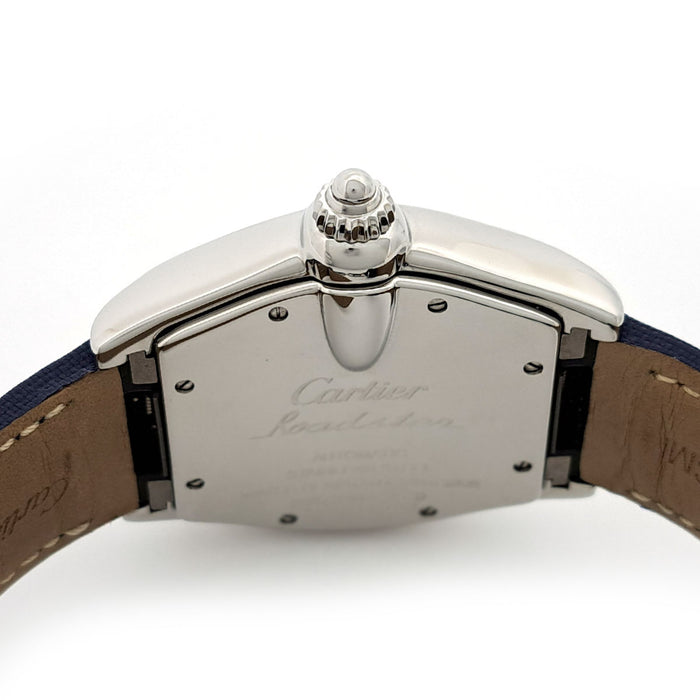 CARTIER Roadster LM quadrante blu modello limitato con scatola e garanzia