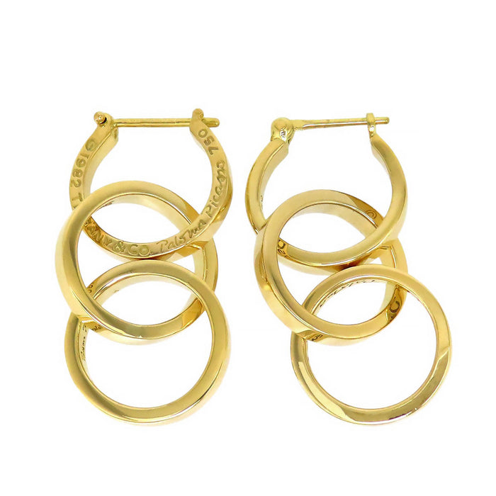 TIFFANY&Co. 
Triple Circle Earrings