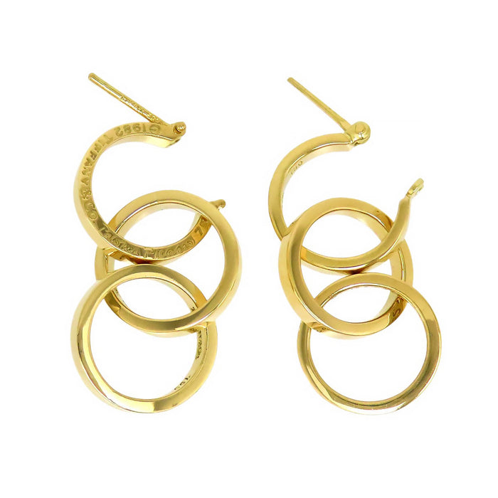 TIFFANY&Co. 
Triple Circle Earrings