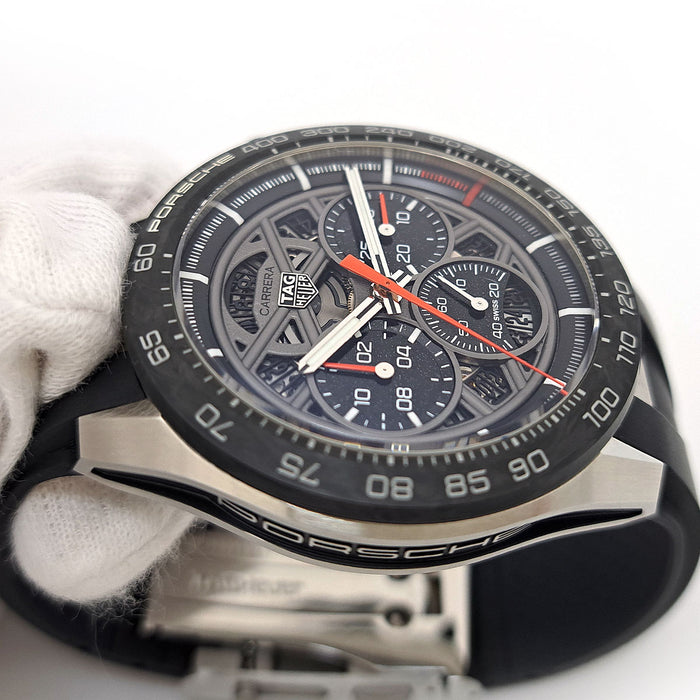 TAG HEUER 
カレラ クロノグラフ ポルシェ リミテッド 
箱ギャラ付