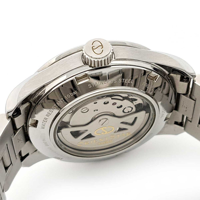 ORIENT
Orient Star Semi-Skeleton Power Reserve
With Warranty Card