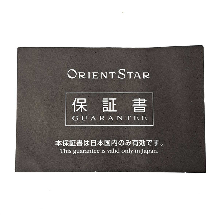 ORIENT 
オリエントスター セミスケルトン パワーリザーブ 
ギャラ付