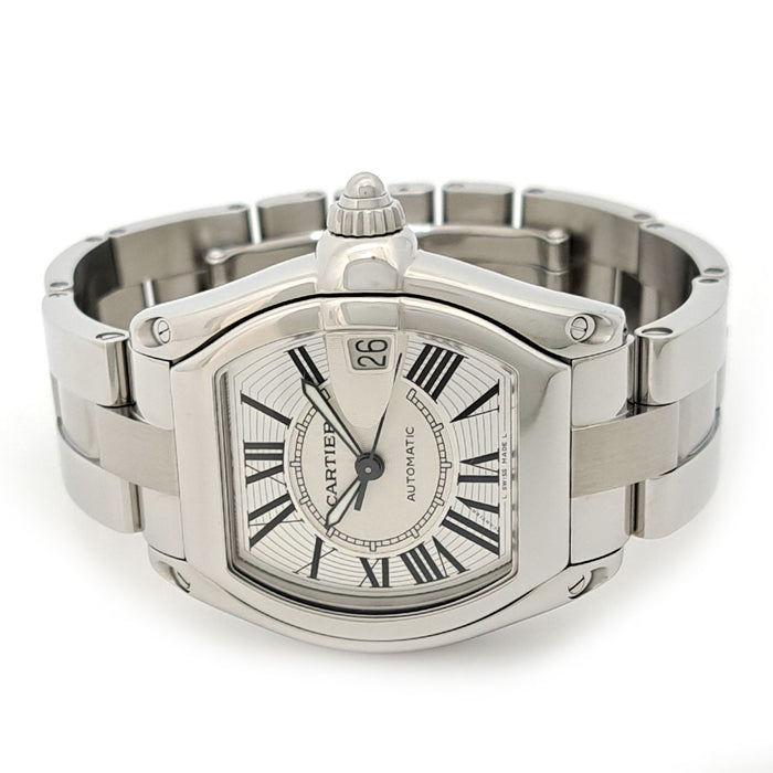 CARTIER 
Montre Roadster de Cartier LM 
Avec boîte