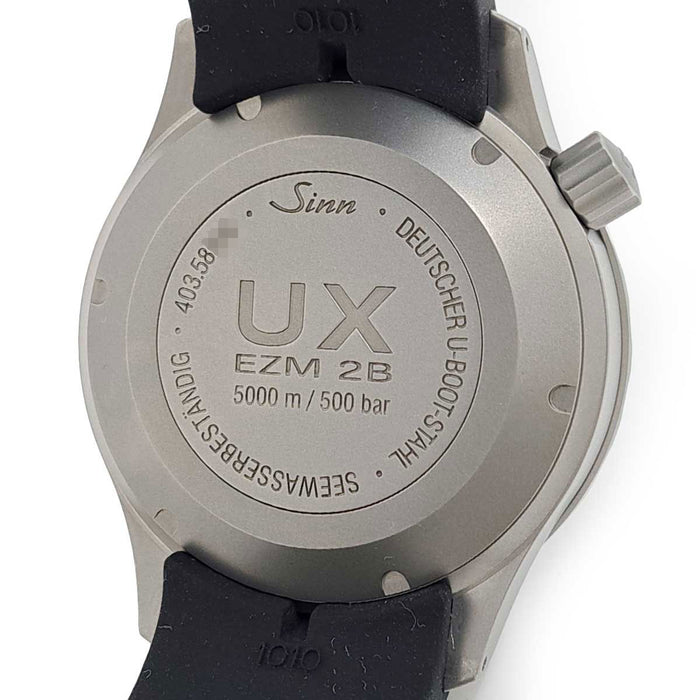 Sinn 
UX.GSG9 HYDRO 5000M Unité spéciale de la police fédérale allemande 
Avec boîte et garantie