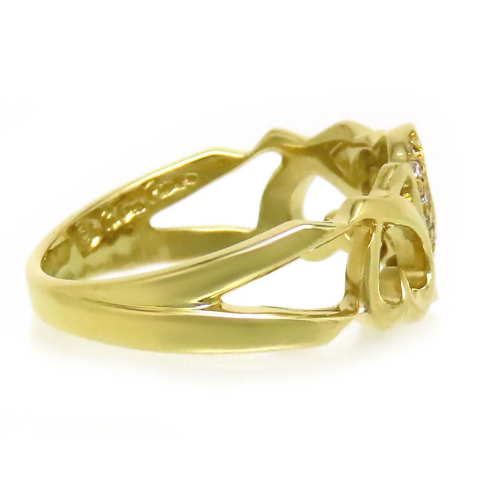 TIFFANY&Co. 
Triple Loving Heart Ring Diamond