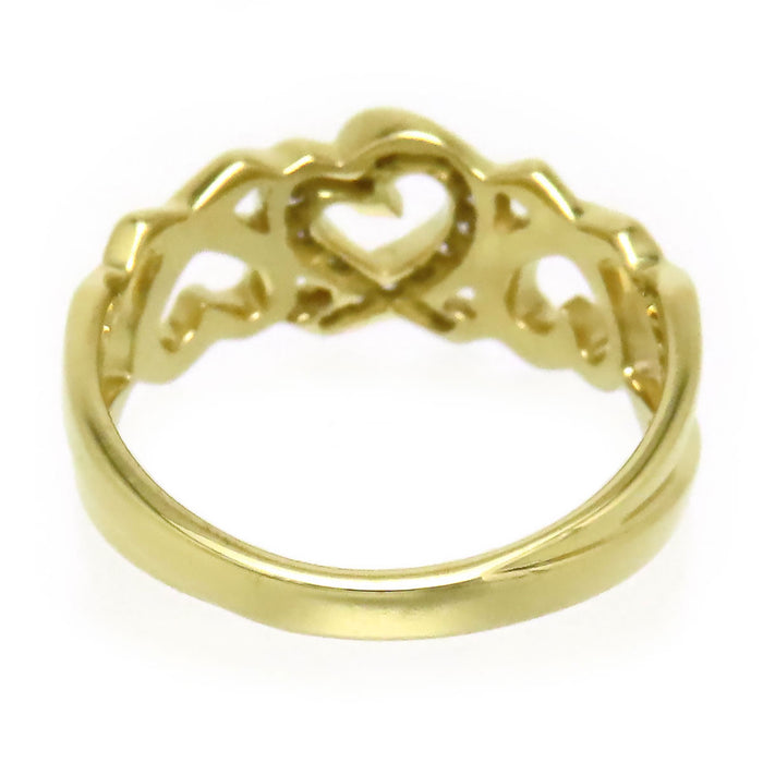 TIFFANY&Co. 
Triple Loving Heart Ring Diamond