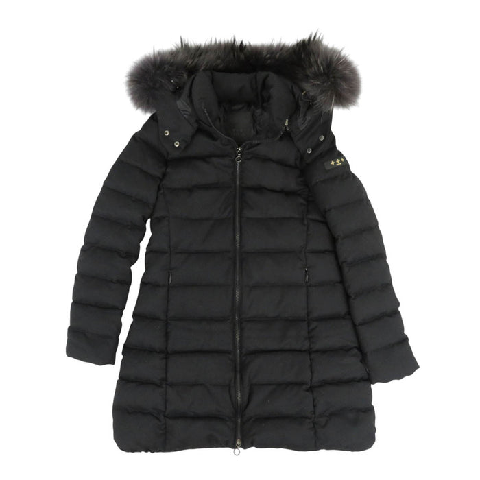 TATRAS 
ロゴワッペン ミドル丈 ウール 
LAVIANA ラヴィアナ ファー付き ダウンコート