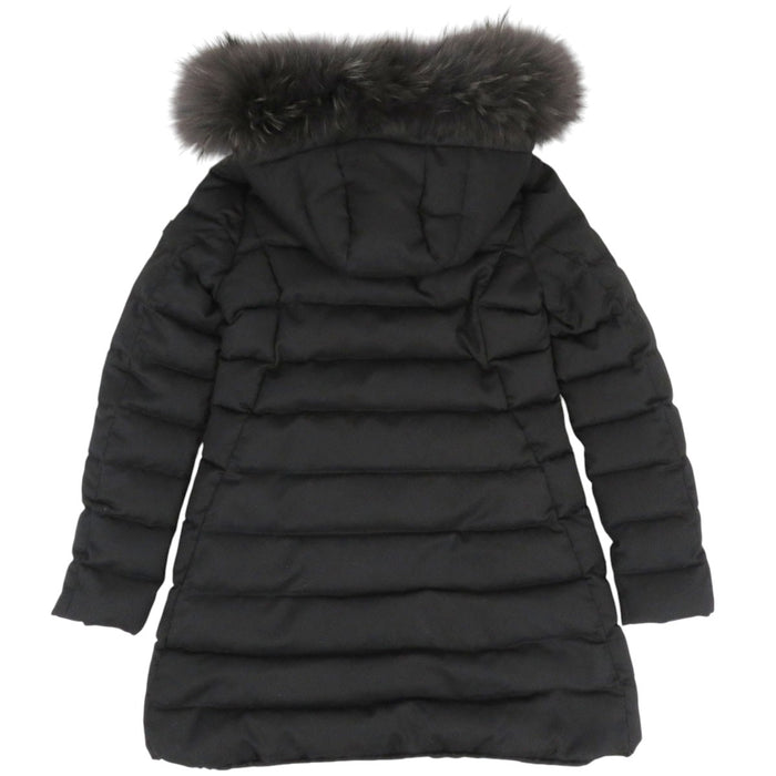 TATRAS 
ロゴワッペン ミドル丈 ウール 
LAVIANA ラヴィアナ ファー付き ダウンコート