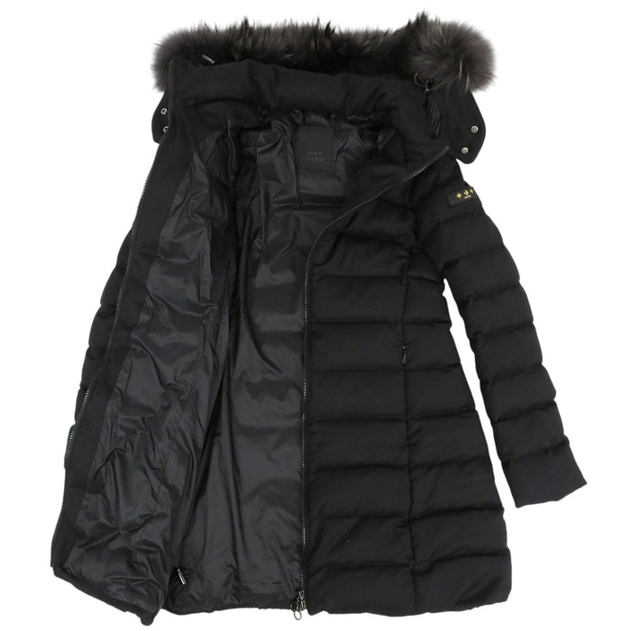 TATRAS 
ロゴワッペン ミドル丈 ウール 
LAVIANA ラヴィアナ ファー付き ダウンコート