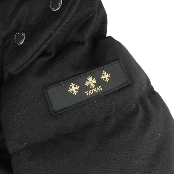 TATRAS 
ロゴワッペン ミドル丈 ウール 
LAVIANA ラヴィアナ ファー付き ダウンコート