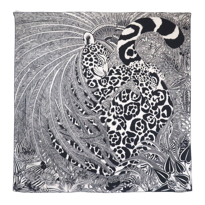 HERMES
Carré 140 Jaguar Quetzal Cashmere Large Scarf
Carré Jean JAGUAR QUETZAL Shawl