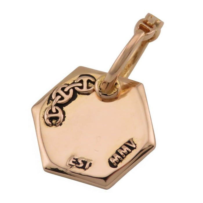 HOORSENBUHS 
TRI-LINK ピンクゴールド 
トライリンク ヘキサゴン ネックレストップ