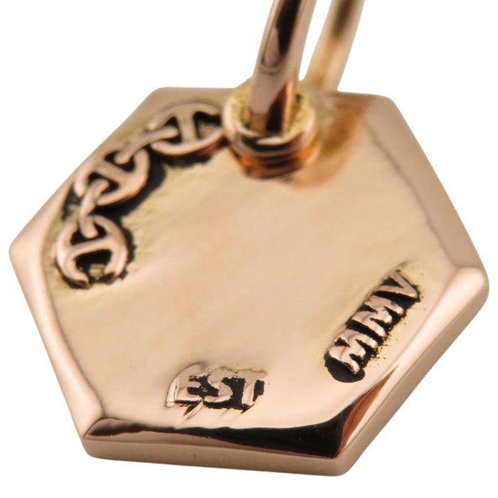 HOORSENBUHS 
TRI-LINK ピンクゴールド 
トライリンク ヘキサゴン ネックレストップ