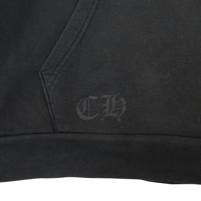 CHROME HEARTS 
Sleeve Floral Cross Sweat Cotton 
Horseshoe Print Hoodie