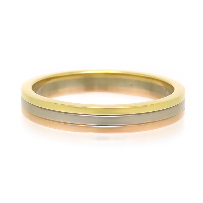 CARTIER 
Three Gold Wedding Ring