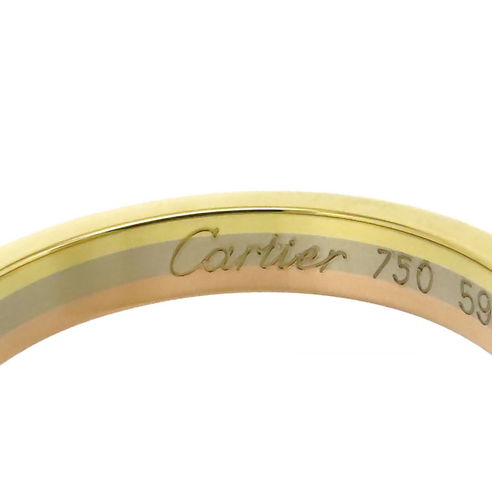 CARTIER 
Three Gold Wedding Ring