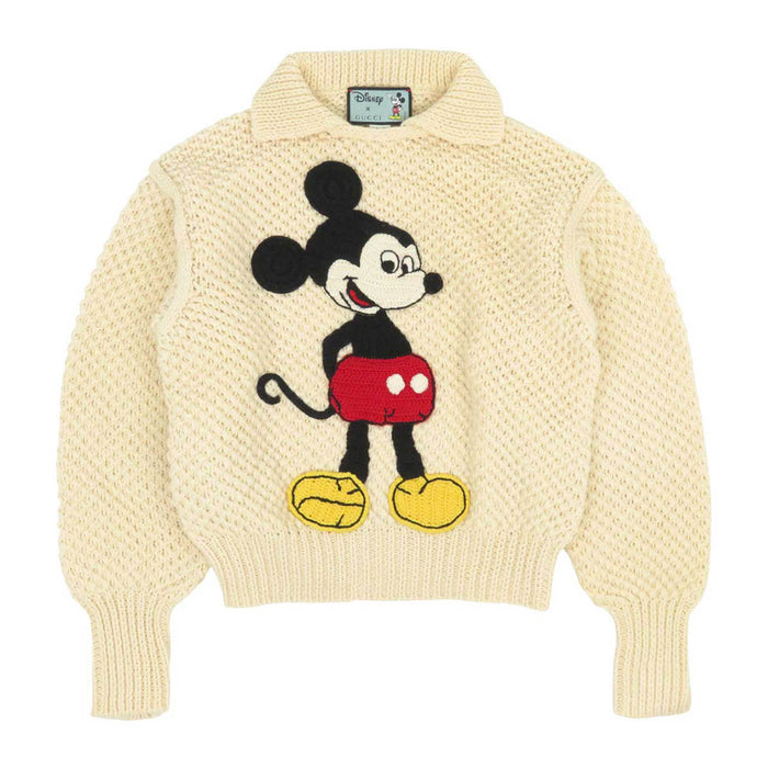GUCCI 
Disney コットン ウール ロゴ 
ディズニー コラボ ミッキーマウス セーター