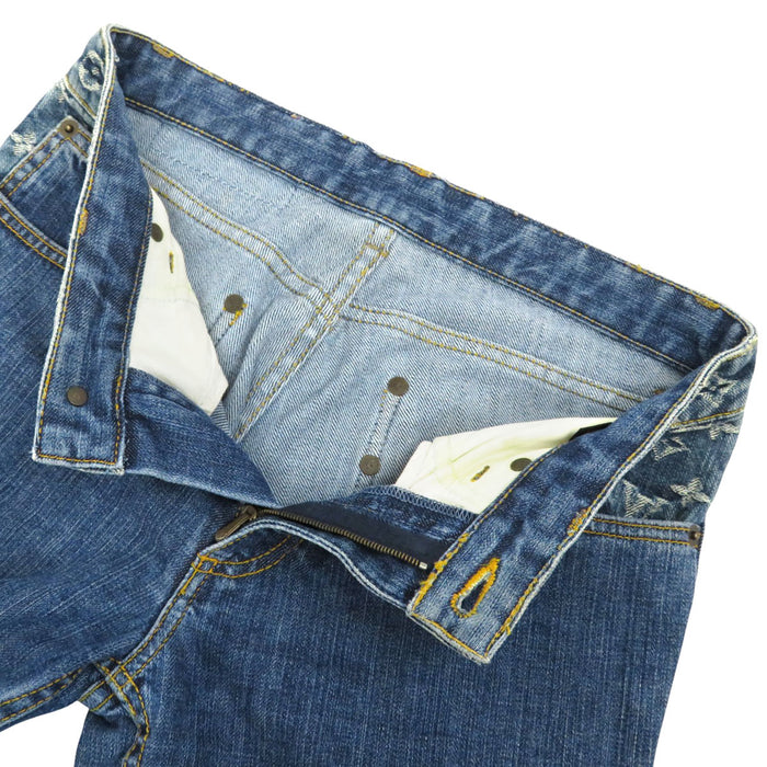 LOUIS VUITTON 
Pantaloni di jeans monogramma 
cotone dritto