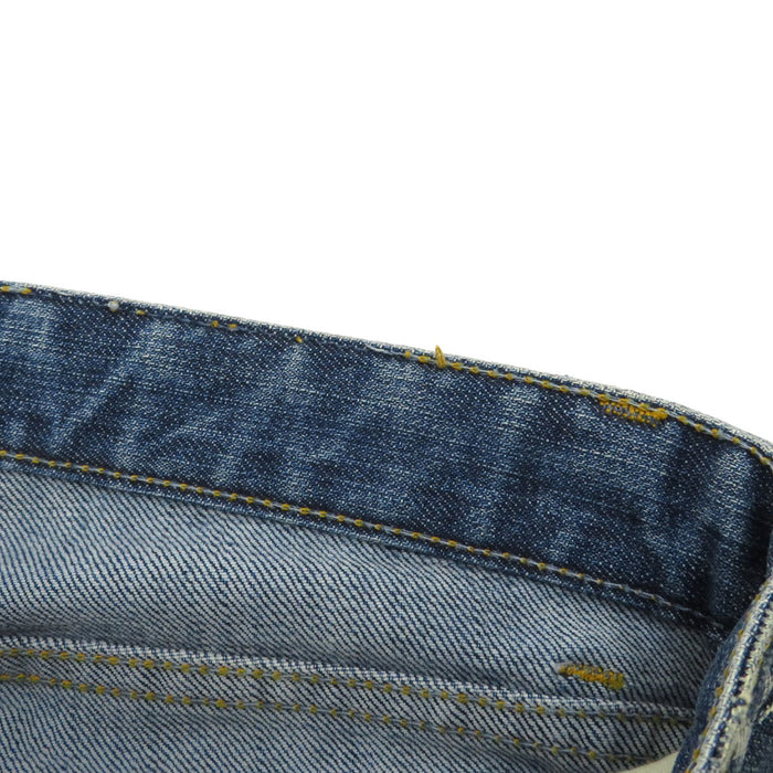 LOUIS VUITTON 
Pantaloni di jeans monogramma 
cotone dritto