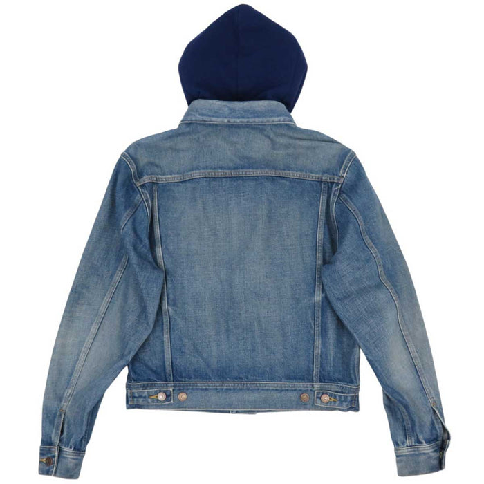 CELINE 
コットン 
ロゴ フード付き デニムジャケット