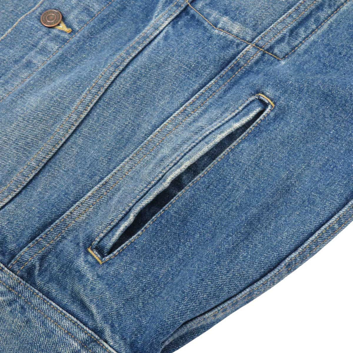 CELINE 
コットン 
ロゴ フード付き デニムジャケット CELINE -Authentic Pre-owned デニムジャケット by TS Trading Co., Ltd.