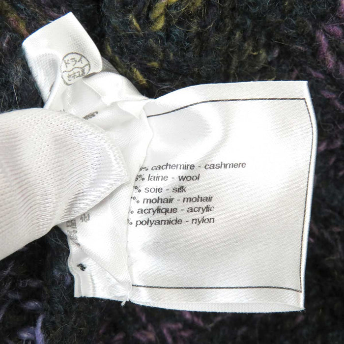 CHANEL 
COCO CC ロゴ ウール シルク 
ココマーク カシミヤ ミックス ニット