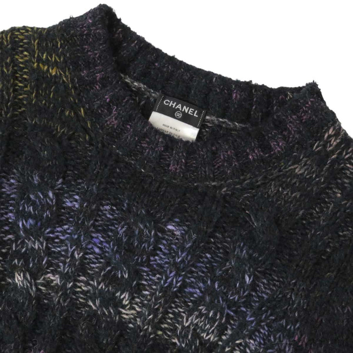 CHANEL 
COCO CC ロゴ ウール シルク 
ココマーク カシミヤ ミックス ニット