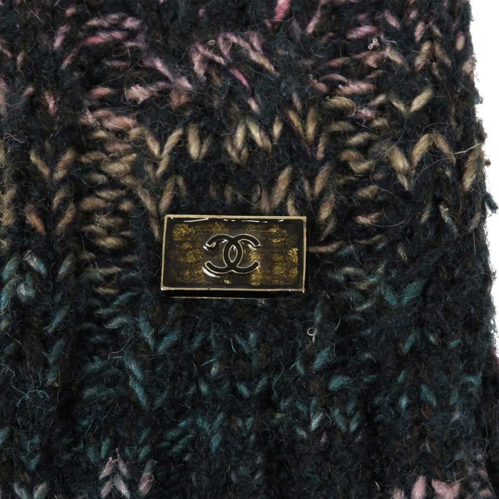 CHANEL 
COCO CC ロゴ ウール シルク 
ココマーク カシミヤ ミックス ニット