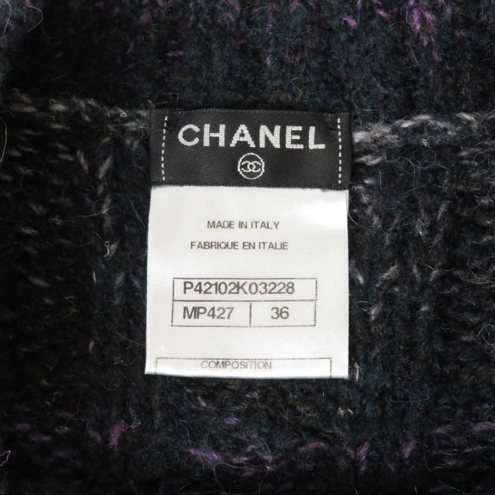 CHANEL 
COCO CC ロゴ ウール シルク 
ココマーク カシミヤ ミックス ニット