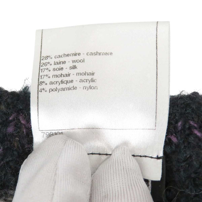 CHANEL 
COCO CC ロゴ ウール シルク 
ココマーク カシミヤ ミックス ニット