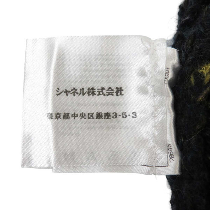 CHANEL 
COCO CC ロゴ ウール シルク 
ココマーク カシミヤ ミックス ニット