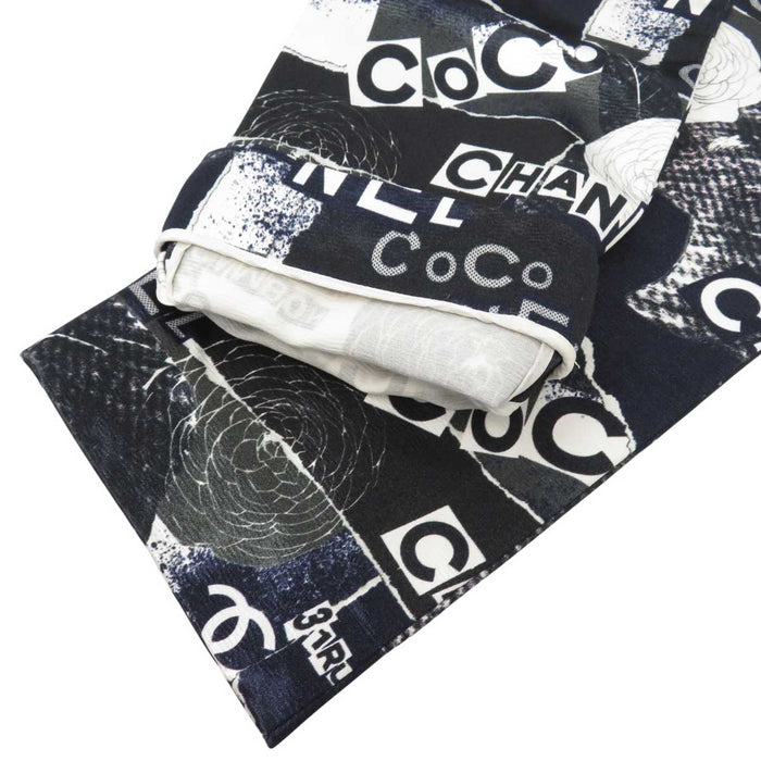 CHANEL 
Logo CC COCO Cotone Viscosa Bottone Coco 
Marchio Coco Camelia Pantaloni