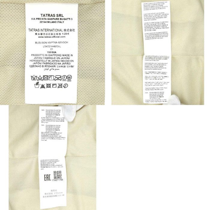 TATRAS 
ワッペン ロゴ 
ボア ブルゾン