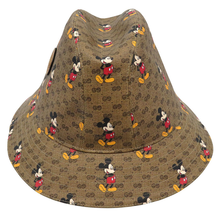 GUCCI 
マイクロGG ロゴ 総柄 Disney Mickey Mouse 
ディズニー コラボ ミッキーマウス GG バケットハット