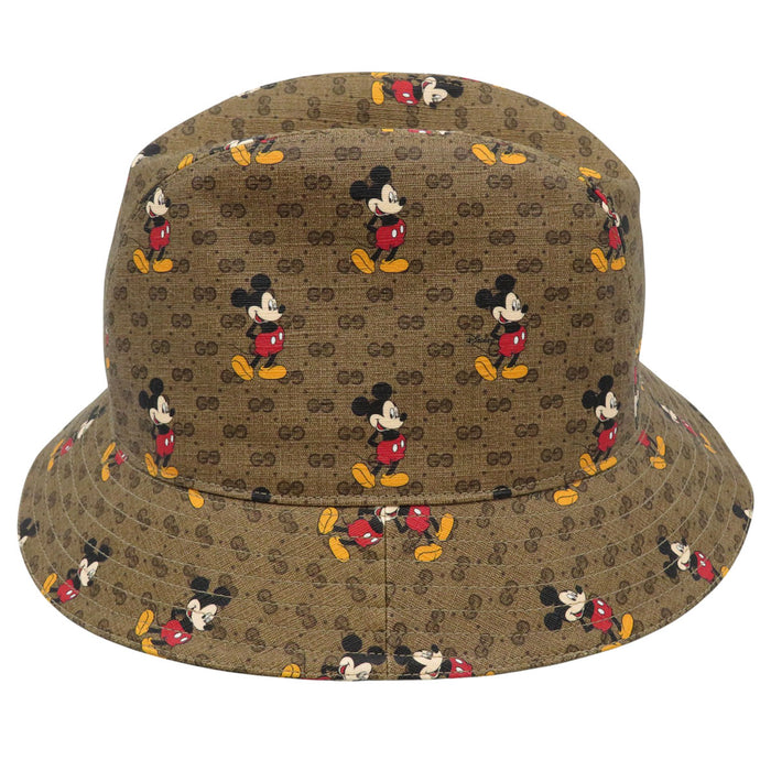 GUCCI 
マイクロGG ロゴ 総柄 Disney Mickey Mouse 
ディズニー コラボ ミッキーマウス GG バケットハット