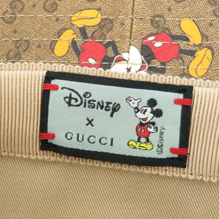 GUCCI 
マイクロGG ロゴ 総柄 Disney Mickey Mouse 
ディズニー コラボ ミッキーマウス GG バケットハット