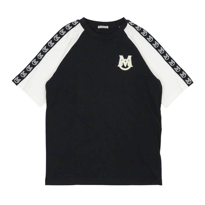 MONCLER 
刺繍 サイドライン コットン 
MAGLIA T SHIRT マグリア ロゴ エンブロイダリー Tシャツ