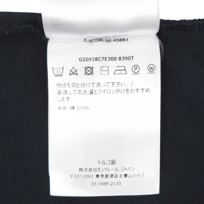 MONCLER 
刺繍 サイドライン コットン 
MAGLIA T SHIRT マグリア ロゴ エンブロイダリー Tシャツ