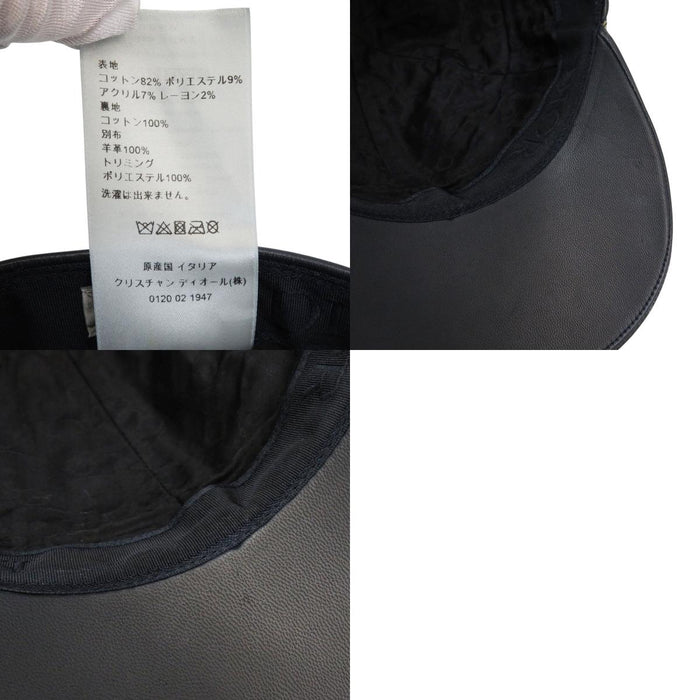Dior 
ロゴ トロッター コットン 
オブリーク ベースボール キャップ