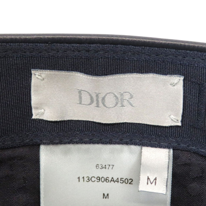 Dior 
ロゴ トロッター コットン 
オブリーク ベースボール キャップ