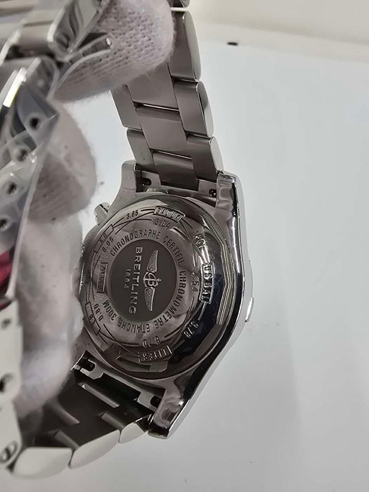 【WHOLESALES】
BREITLING
A13381
Box, Guarantee (LCD unclear), Chronometer certificate, Genuine leather belt ×1 (slightly used), Genuine buckle ×1