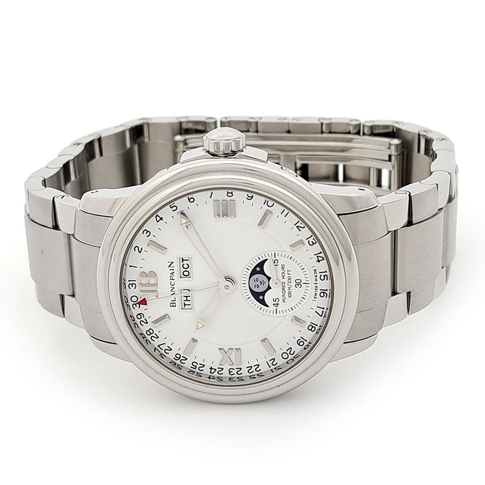 Blancpain 
Leman Triple Calendar Moonphase 
With Box and Warranty Card