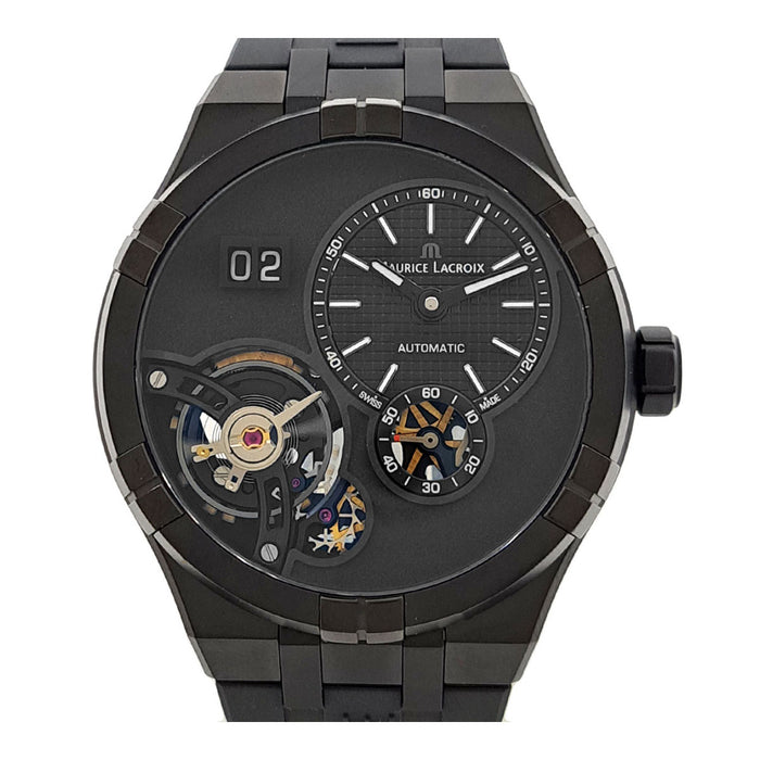 MAURICE LACROIX 
Icona Automatico Maestro Grande Data Aperto 
Con scatola e garanzia