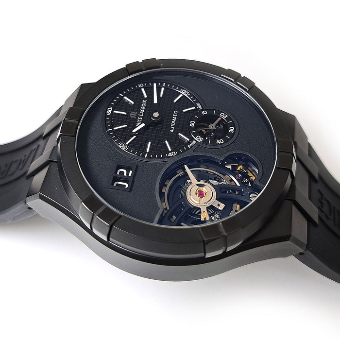 MAURICE LACROIX 
Icona Automatico Maestro Grande Data Aperto 
Con scatola e garanzia