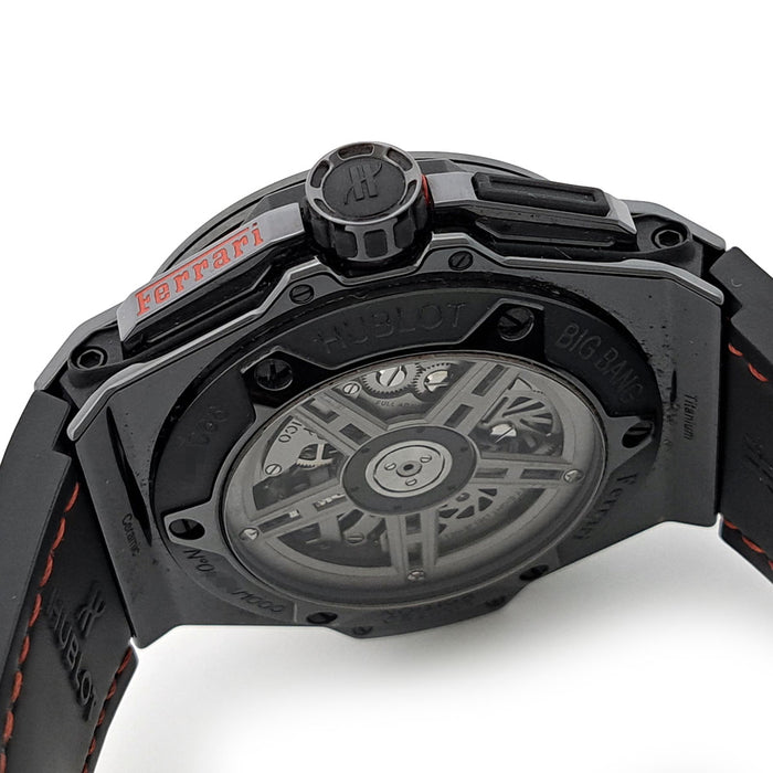 HUBLOT 
ビッグバン フェラーリ オールブラック 
箱ギャラ付