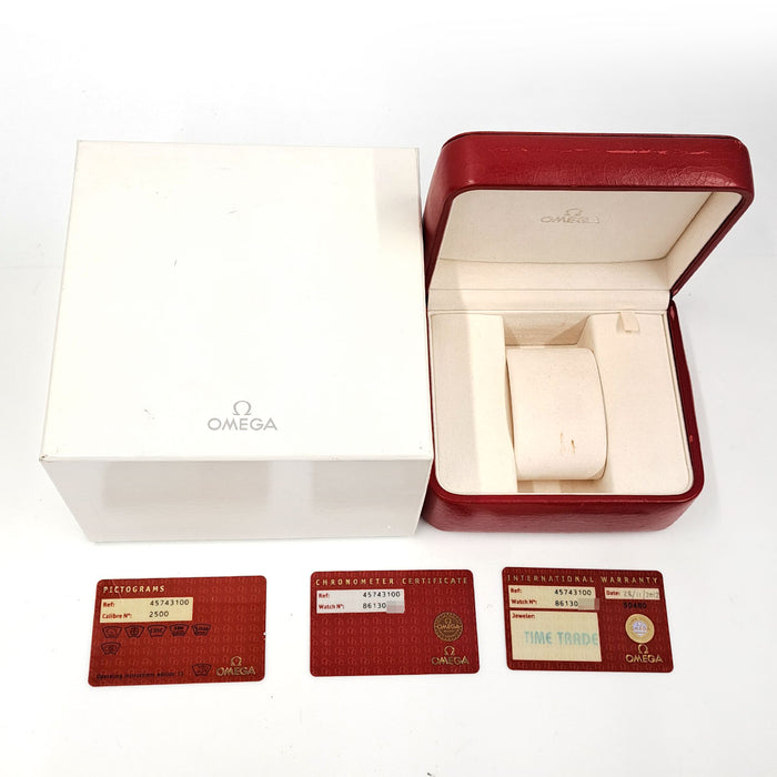 OMEGA 
デ・ヴィル プレステージ コーアクシャル 
箱ギャラ付