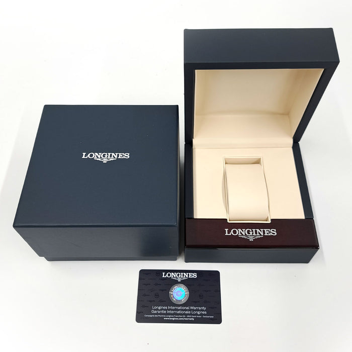 LONGINES 
Conquest Blue 
With box and warranty card