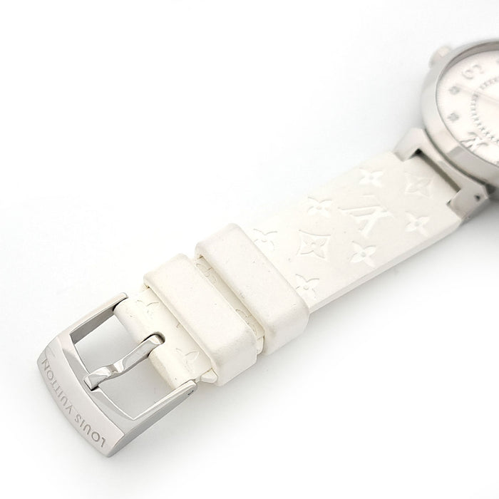 LOUIS VUITTON 
Tambour Slim MM 8P Diamanti 
Con scatola e garanzia