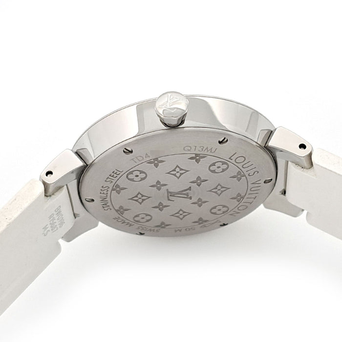 LOUIS VUITTON 
Tambour Slim MM 8P Diamanti 
Con scatola e garanzia