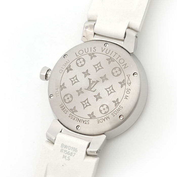 LOUIS VUITTON 
Tambour Slim MM 8P Diamanti 
Con scatola e garanzia